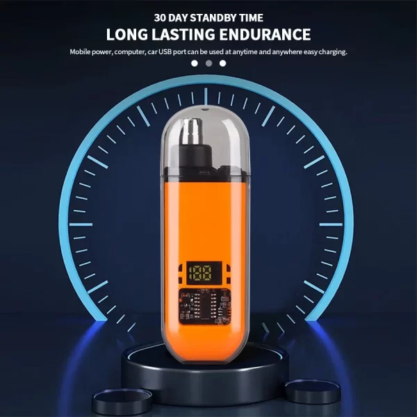 2 In 1 Electric Portable Ear And Nose Hair Trimmer Clipper - Image 16
