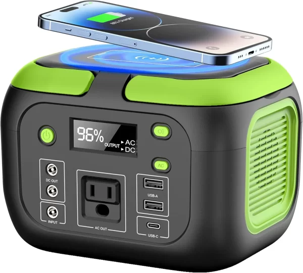 200W Portable Power Station 155Wh Solar Generator