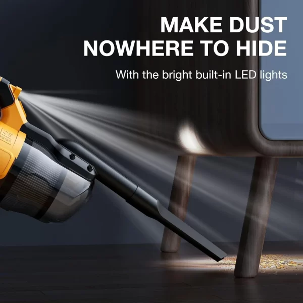 Handheld Vacuum Cleaner with 2pcs Filter  Electric Cordless Vacuum - Image 6