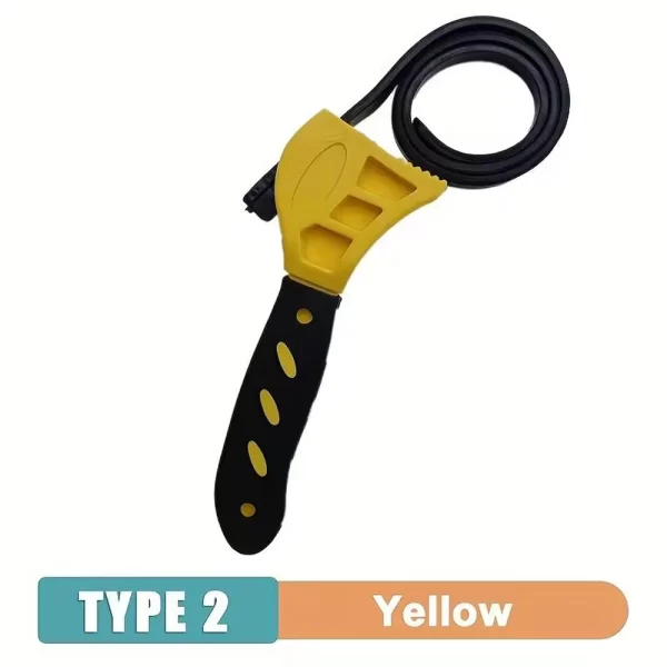 6inch Belt Wrench Oil Filter Puller Strap Spanner Chain Wrench - Image 8