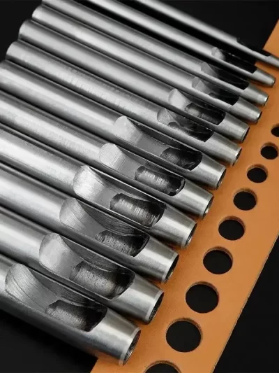 WUTA 5-15 Pcs Kit Hollow Punch Set Round Hole Punch Tool