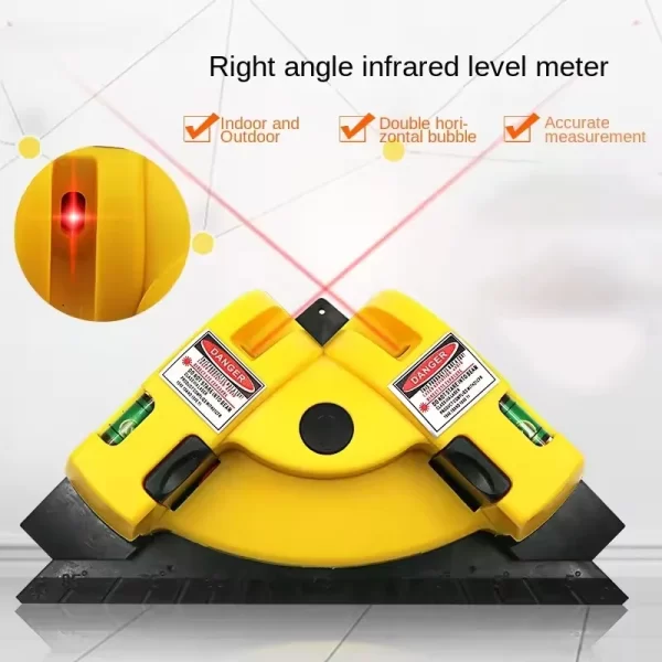 90 Degree Triangle Laser Level Tile Laying Tool - Image 8