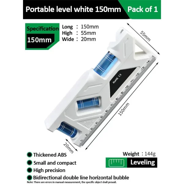 Mini Level Gauge High-precision Horizontal Vertical - Image 8