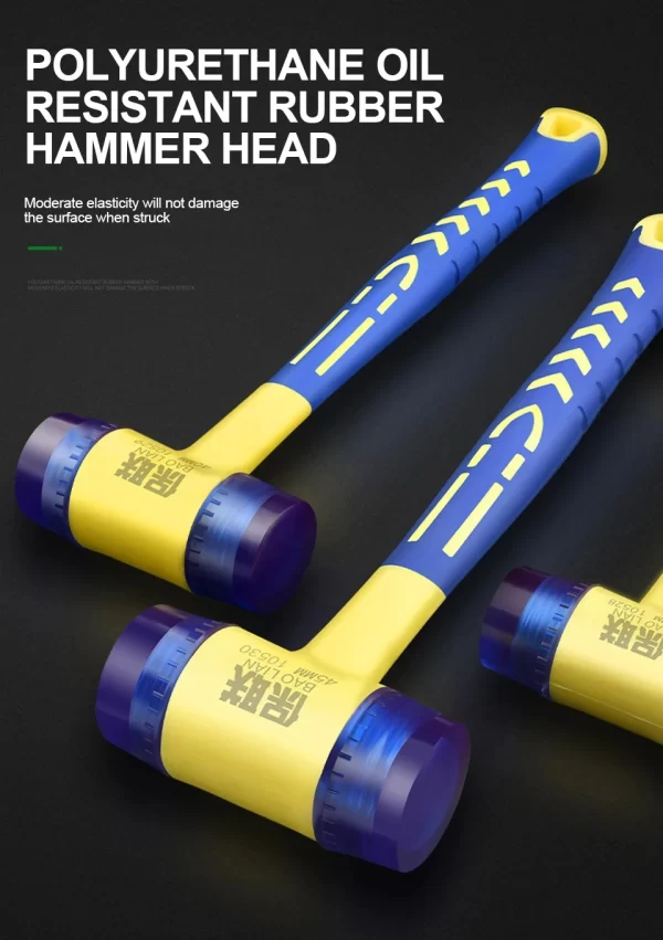 Rubber Hammer 25/30/35/40/45mm Double Head - Image 16