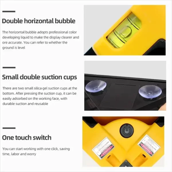 90 Degree Triangle Laser Level Tile Laying Tool - Image 20