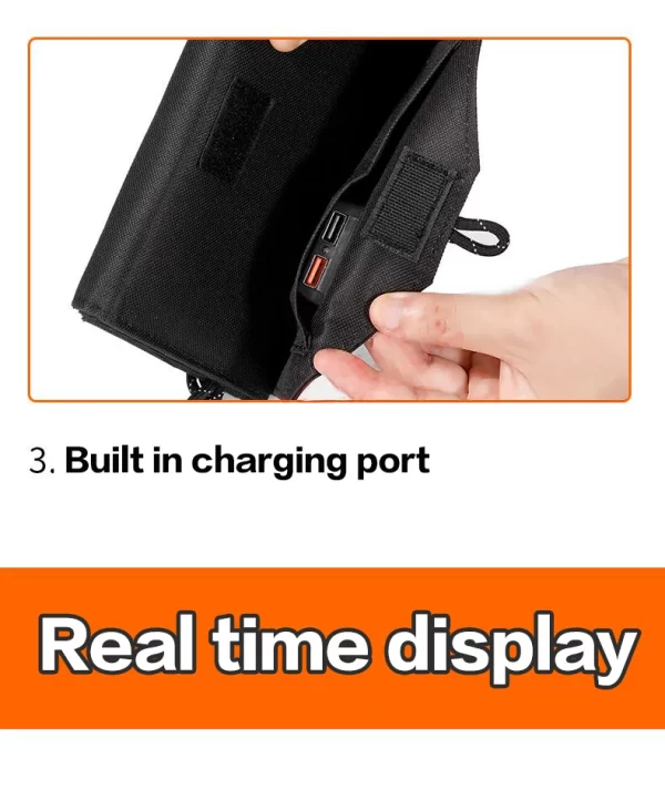 6-fold 800W Foldable solar panel 20w/h  portable solar panels charger USB 5V DC Full time power solar panel mobile power supply - Image 11