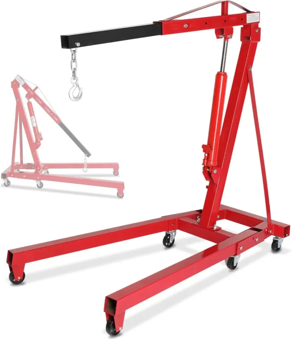 Engine Hoist 2 TON Folding Hydraulic Cherry Picker - Image 7