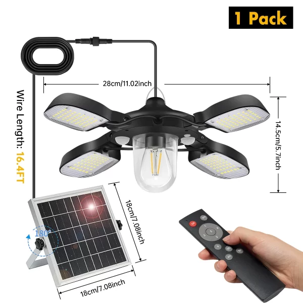 192led Solar Powered Barn Light Solar Shed Light - Image 7
