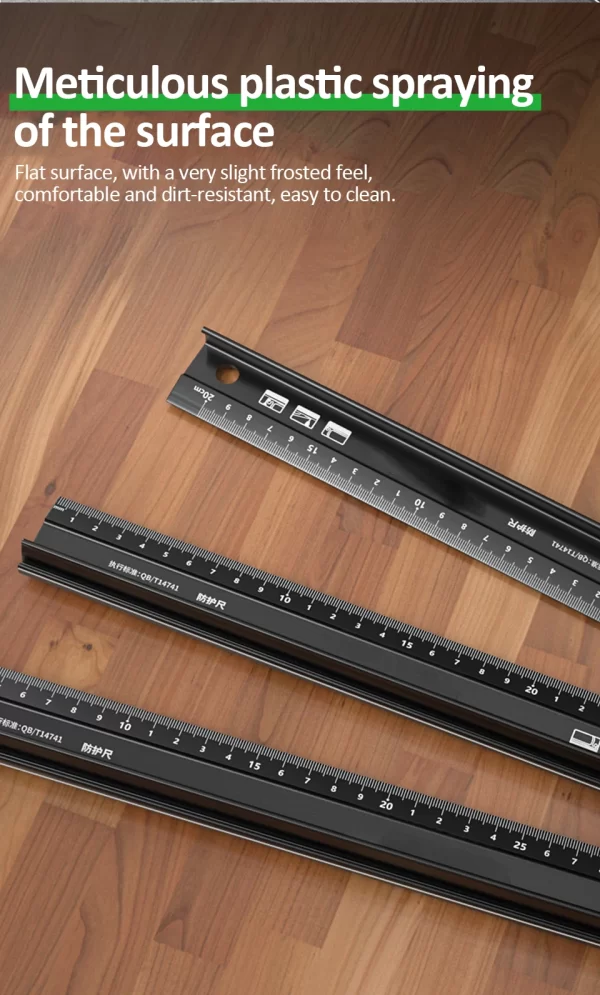 20/30/45cm Aluminum Straight Ruler Multifunctional - Image 20