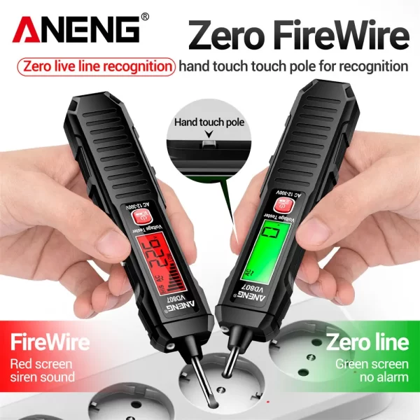 ANENG VD807 50/60Hz Smart Electric Pen Tester - Image 4