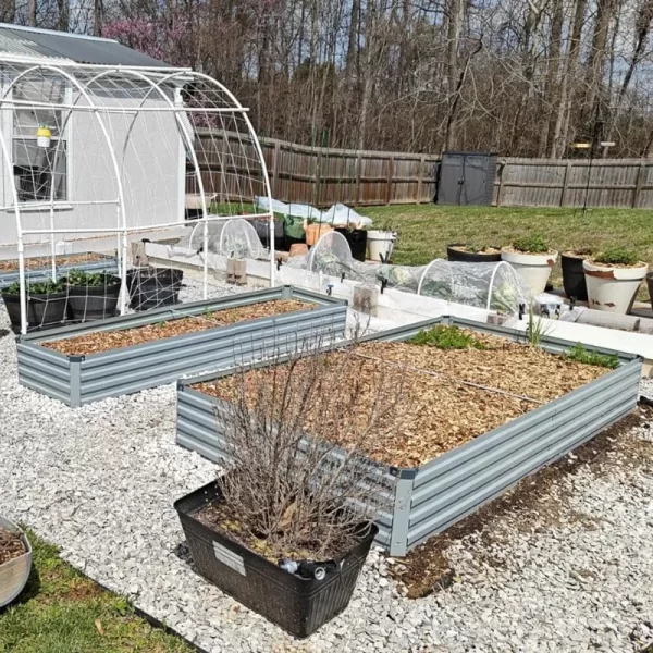 8x4x1ft(2 Pack) Galvanized Raised Garden Bed - Image 3