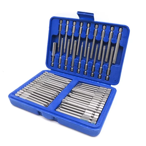 50pcs 75mm Extra Long Reach Bit Set Security Screwdriver Bits Torx Star Hex Bit - Image 3