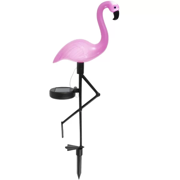 Pink Flamingo Solar Light Outdoor Courtyard Decoration Light Waterproof  LED - Image 4