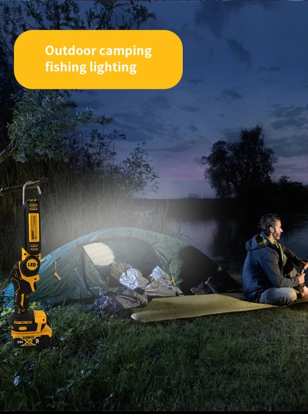 Dewalt 20V 90 Degree Folding LED Work Light - Image 12