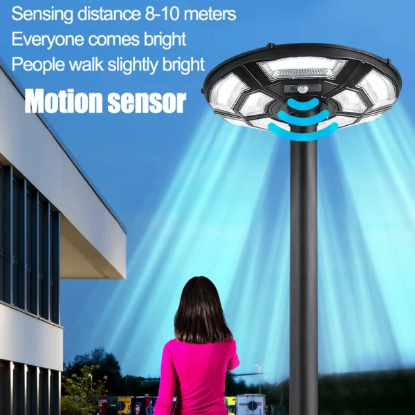 Solar Flood Lights Outdoor Waterproof 6500K with Motion Sensor - Image 4