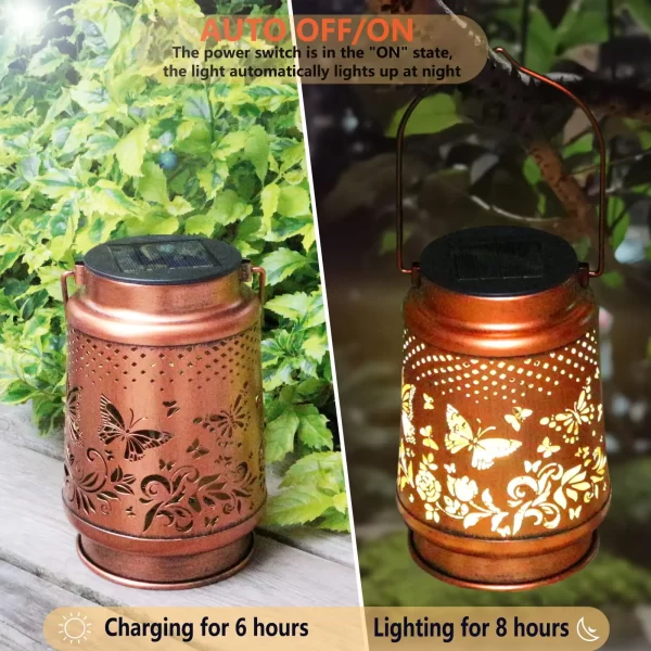 Solar Lanterns Outdoor Waterproof Butterfly - Image 8