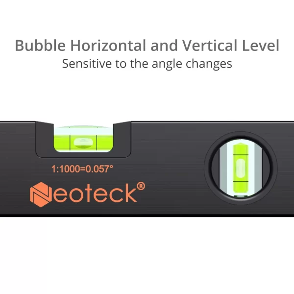 Neoteck 0-225° LCD Digital Protractor Spirit Level Angle Finder - Image 4