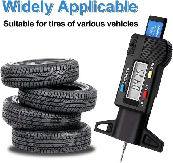 1PC Digital Depth Gauge Caliper Tread Depth Gauge - Image 10