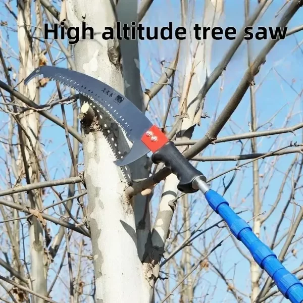 Multifunctional Stainless Steel Saw Strong Durable Garden Fruit Tree Telescopic Pole