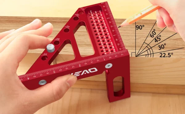 Imperial 3D Multi-Angle Measuring Ruler, 45/90 Degree - Image 12