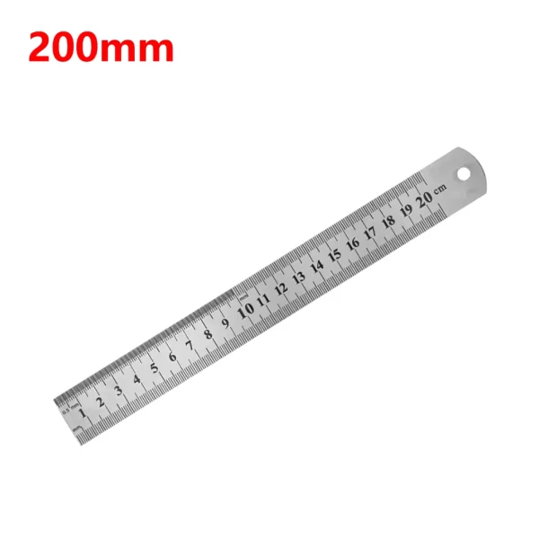 Stainless Steel Metal Straight Ruler Precision Double Sided Precision Measuring Tool - Image 12