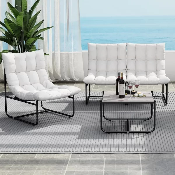 5 Piece Patio Furniture Set, Bistro Furniture Set - Image 4