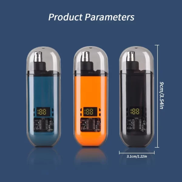 2 In 1 Electric Portable Ear And Nose Hair Trimmer Clipper - Image 20