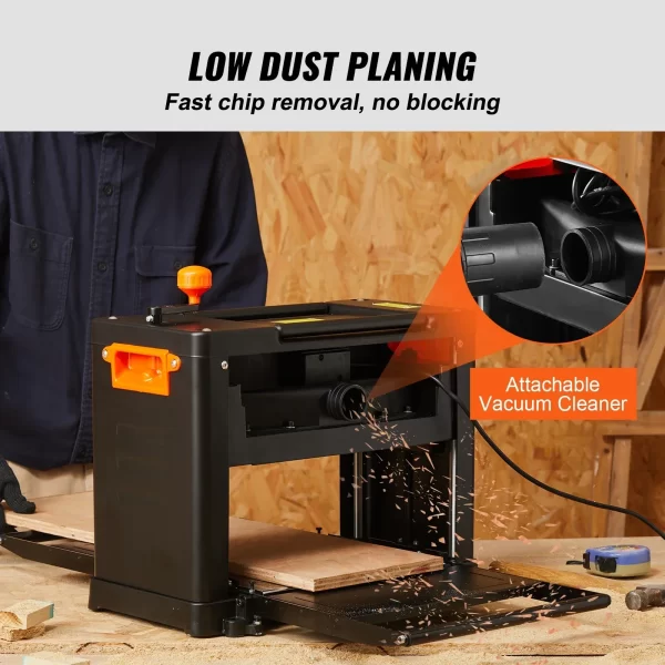 VEVOR Electric Thickness Planer Benchtop 13inch Wood Planer - Image 6