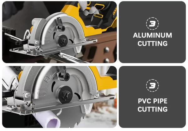 EGOD 5 Inch Brushless Electric Circular Saw Tools for Dewalt Battery - Image 23