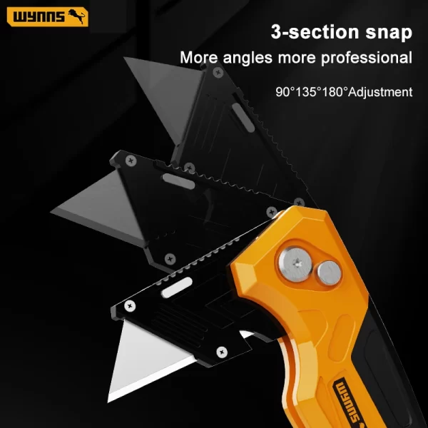 WYNNS Heavy Duty Box Cutter Folding Utility Knife - Image 4