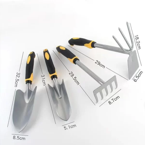 Gardening 4-piece Outdoor Digging And Weeding Tools - Image 10