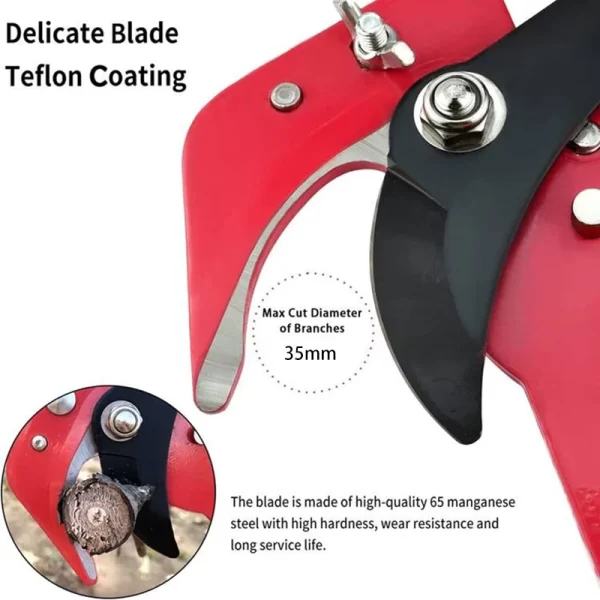 High Altitude Three Pulley Pruning Scissors Without Rod - Image 4