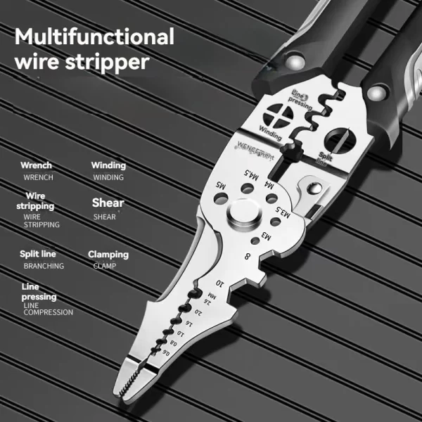 Multi Functional Electrician Pliers For Wire Splitting