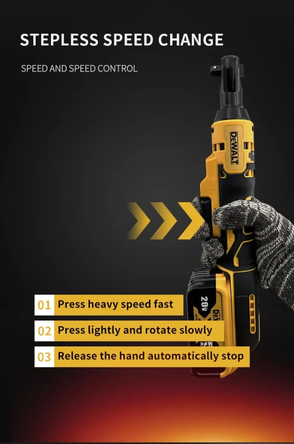 Dewalt DCF512 1/2 Inch Ratchet Wrench 3/8In Power Wrench Impact Driver 20V - Image 12