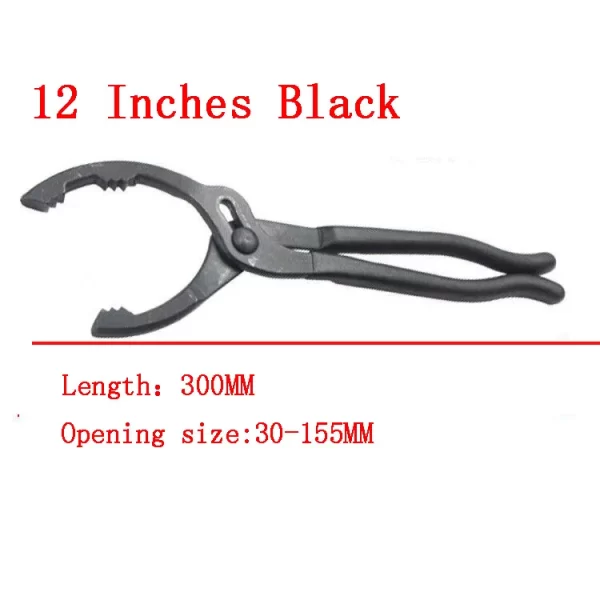 Pliers Oil Filter Wrench 10 12 inch Non Slip Grip Adjustable - Image 16
