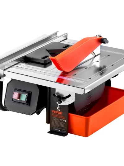 VEVOR Wet Tile Saw 7-inch 65Mn Steel Blade 3500 RPM