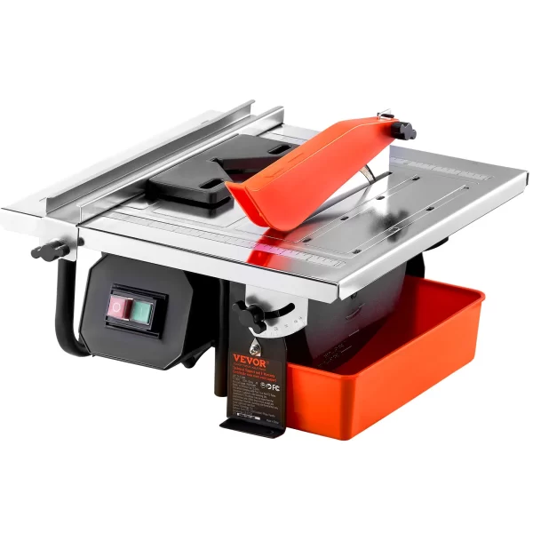 VEVOR Wet Tile Saw 7-inch 65Mn Steel Blade 3500 RPM