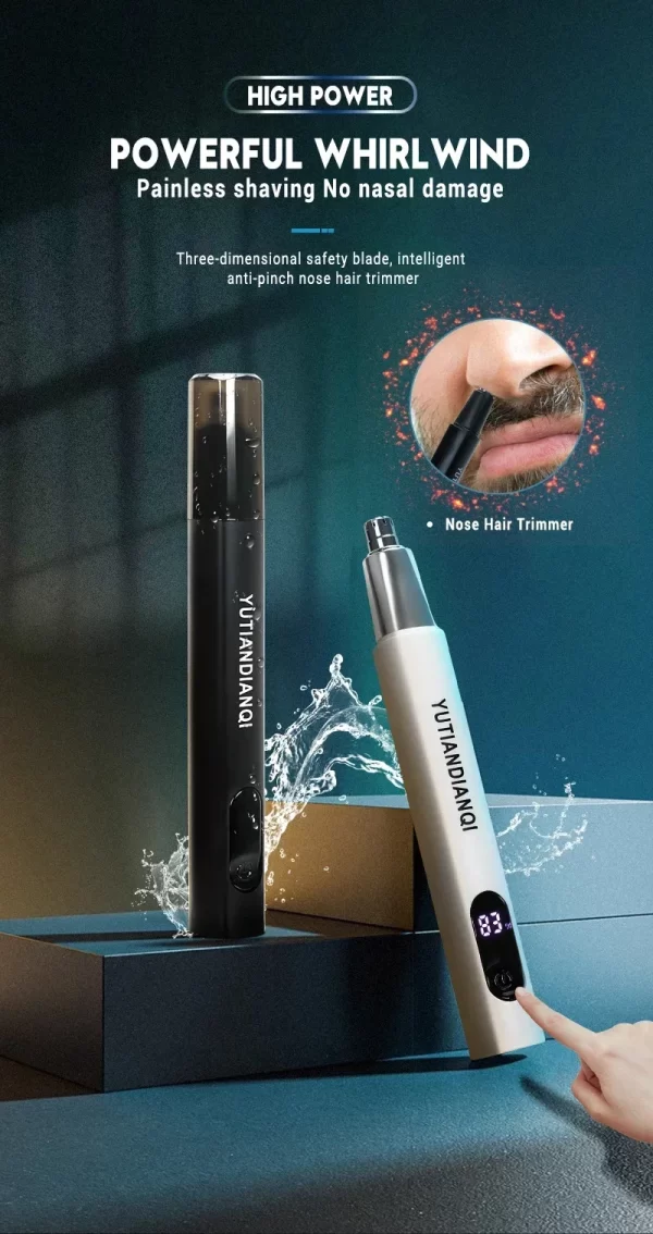 2 In 1 Electric Portable Ear And Nose Hair Trimmer Clipper - Image 21