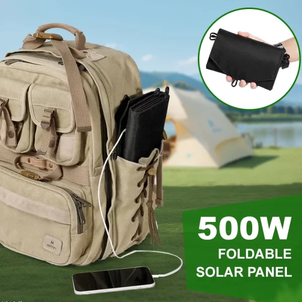 Foldable Solar Panel 500W  Portable Solar Panels Fast Charger - Image 4