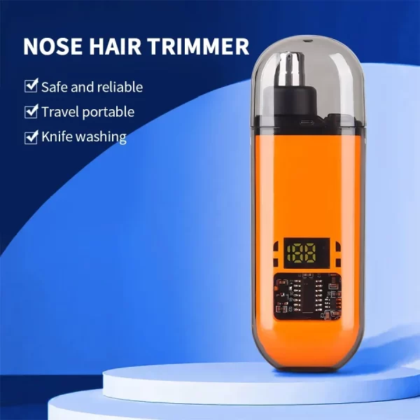 2 In 1 Electric Portable Ear And Nose Hair Trimmer Clipper - Image 3