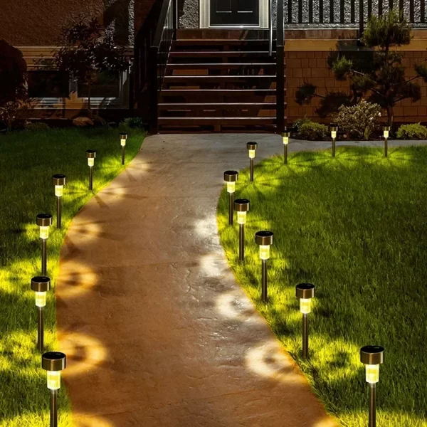 Solar Outdoor Lights Garden Lamp Solar Powered Waterproof Landscape Path lights - Image 6