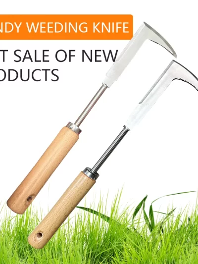 1PC Heavy Duty Carbon Steel Mower Sickle Manual Weeding T00l