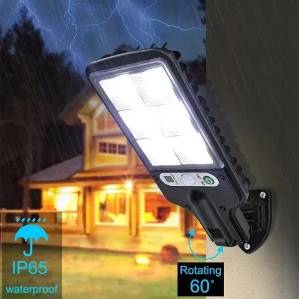 Solar Outdoor LED Wall Light, Waterproof 3modes Induction - Image 4