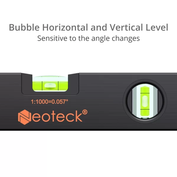 Neoteck 0-225° LCD Digital Protractor Spirit Level Angle Finder - Image 12
