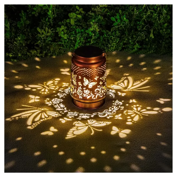 Solar Lanterns Outdoor Waterproof Butterfly