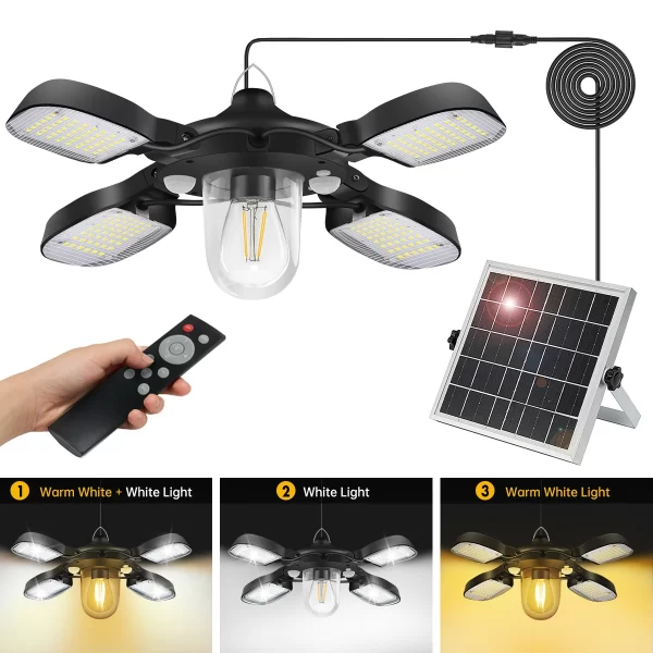 192led Solar Powered Barn Light Solar Shed Light