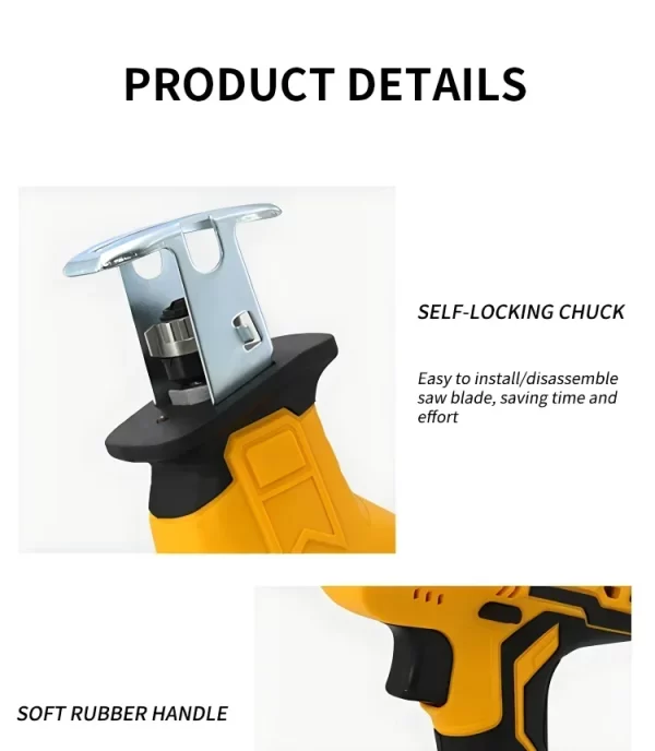 Dewalt 2800RPM Cordless Reciprocating Saw 20V - Image 17