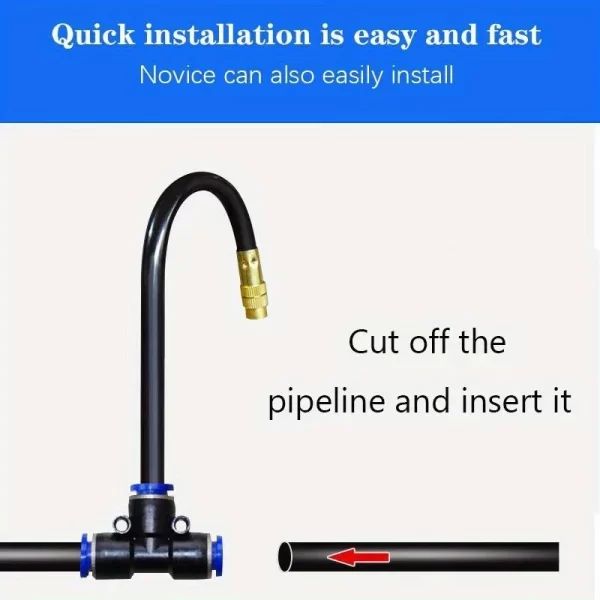 5-20M Universal Automatic Irrigation Sprinkler Kit Rotating Copper Nozzle Sprinkler Watering Kits - Image 12