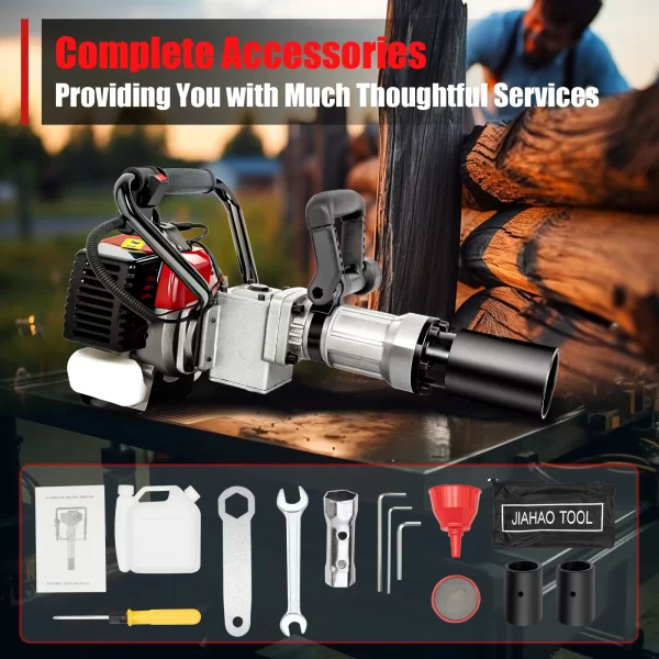 900W 2-Stroke Petrol Post Driver Piling Hammer - Image 11