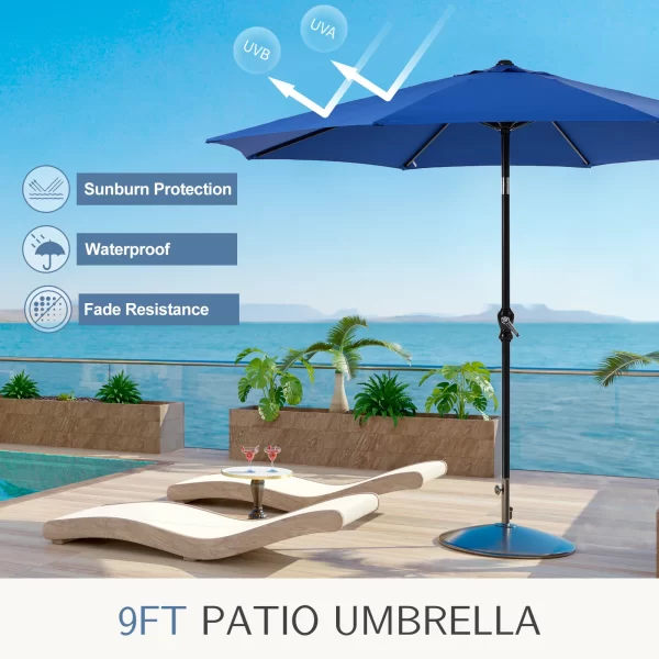 JHK Outdoor Patio Umbrella UV Protection - Image 19